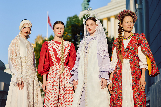 Премьерный показ бренда одежды от компании «Шуйские ситцы» состоялся на Московской неделе моды